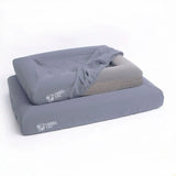Orthopedic Memory Foam Bed + Pure Cotton Cover