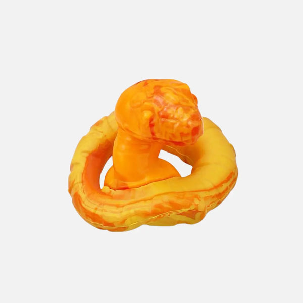 PowerFlex snake dog toy on white background