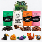 Treat & Toy Combo (PowerFlex Jungle Trek): Natural Treat Bundle with the PowerFlex Jungle Trek toys