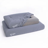 Orthopedic Memory Foam Bed + Pure Cotton Cover