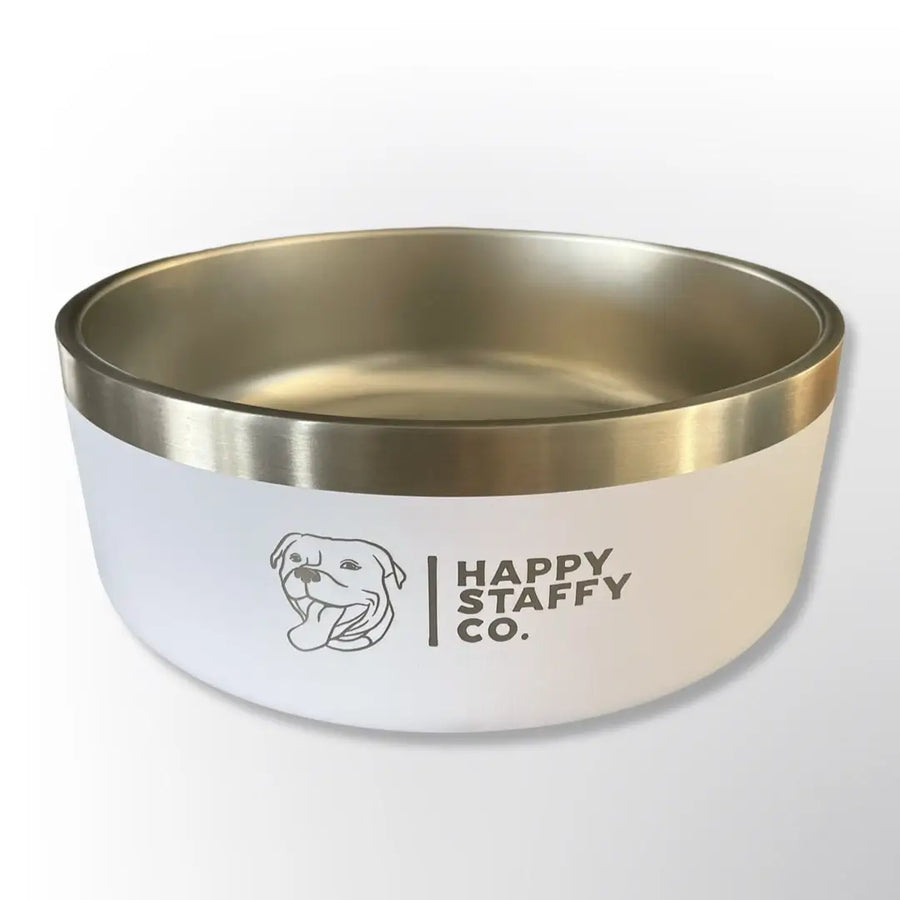 Happy Staffy Food Bowl