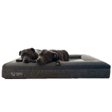 Orthopedic Memory Foam Bed + Pullover Blanket Cover