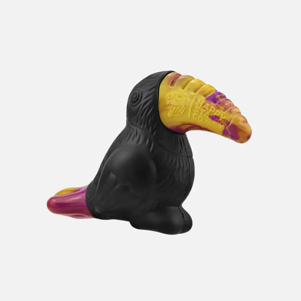 Toucan themed chew toy for strong chewers