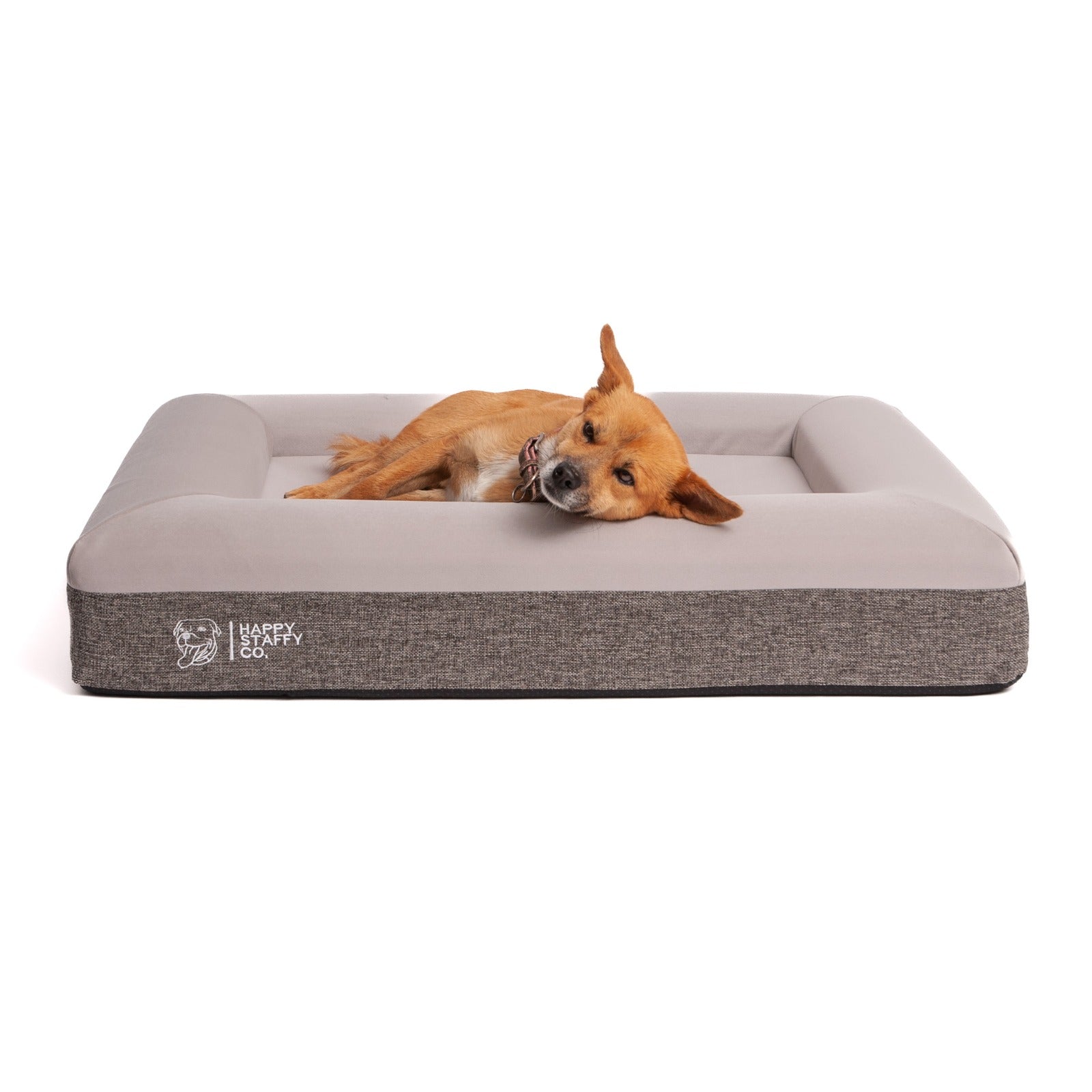 Orthopedic Memory Foam Bed + Durable Bed Cover Combo